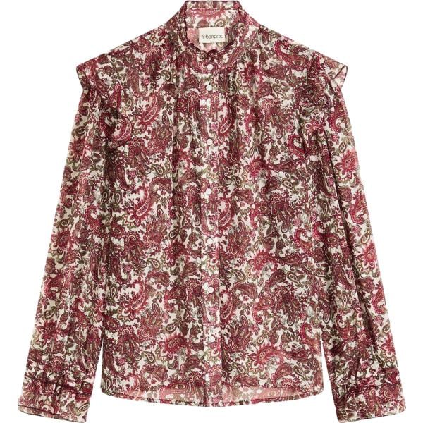camicie bonprix marrone