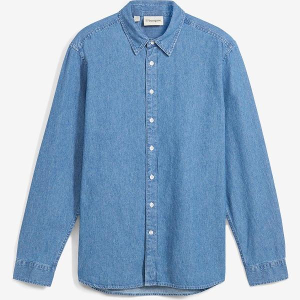 camicie bonprix blu