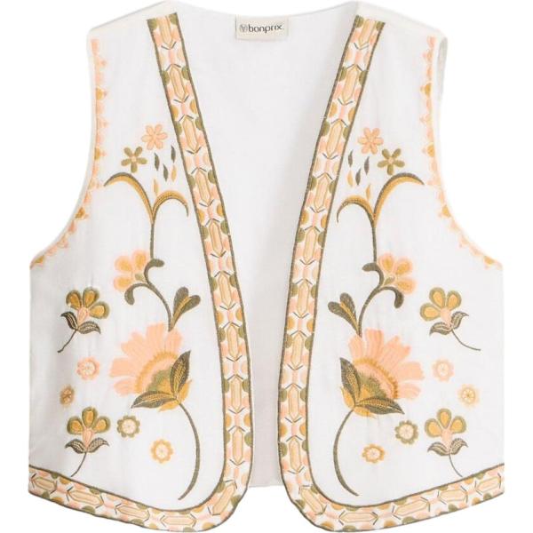 gilet bonprix bianco