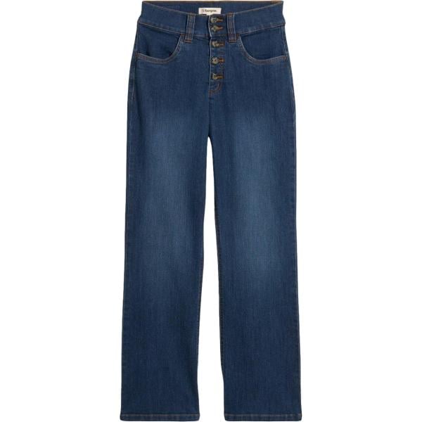jeans dritti bonprix blu