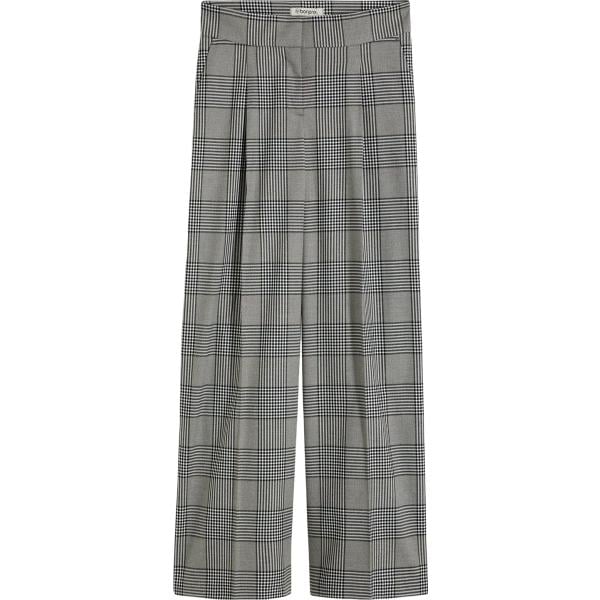 pantaloni bonprix grigio a quadri