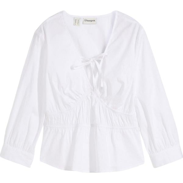 bluse bonprix bianco