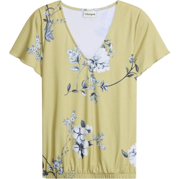 t-shirt bonprix verde