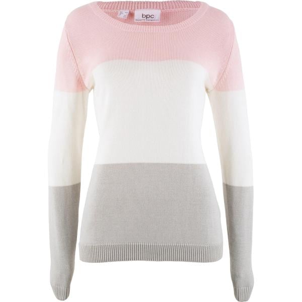 maglieria bonprix bianco a righe