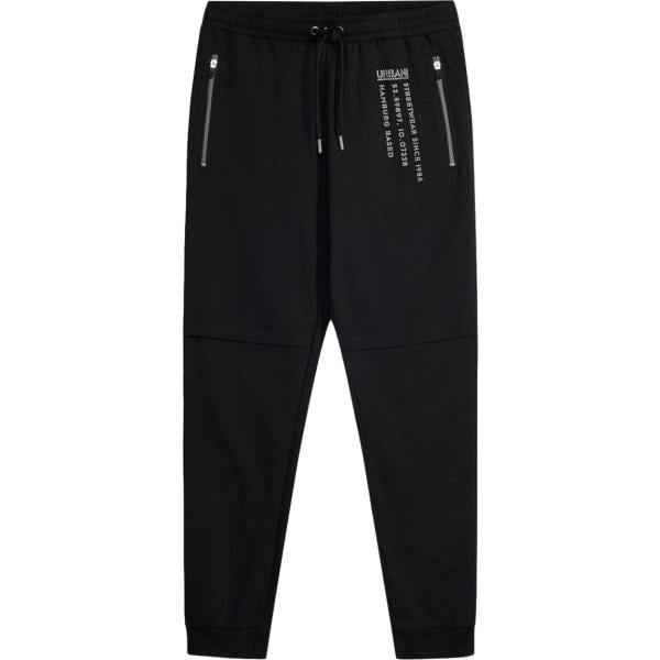 Pantaloni da uomo in nero pece in cotone organico bonprix