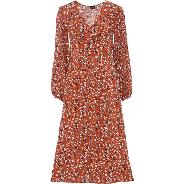 vestiti midi/longuette bonprix marrone
