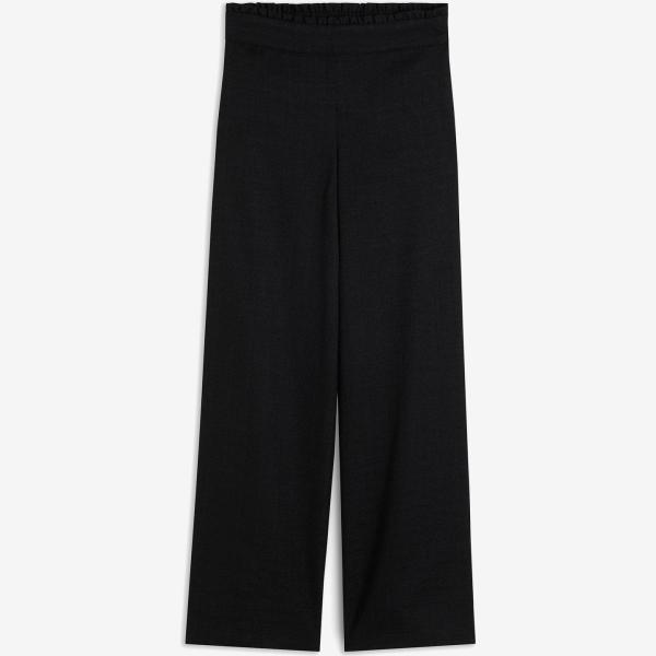 pantaloni a palazzo bonprix nero