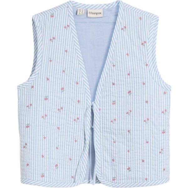 gilet bonprix viola a fiori