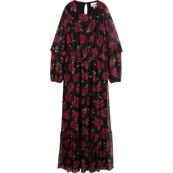 Vestito lungo da donna in nero pece lungo bonprix bonprix