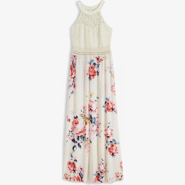 vestiti lunghi bonprix bianco a fiori