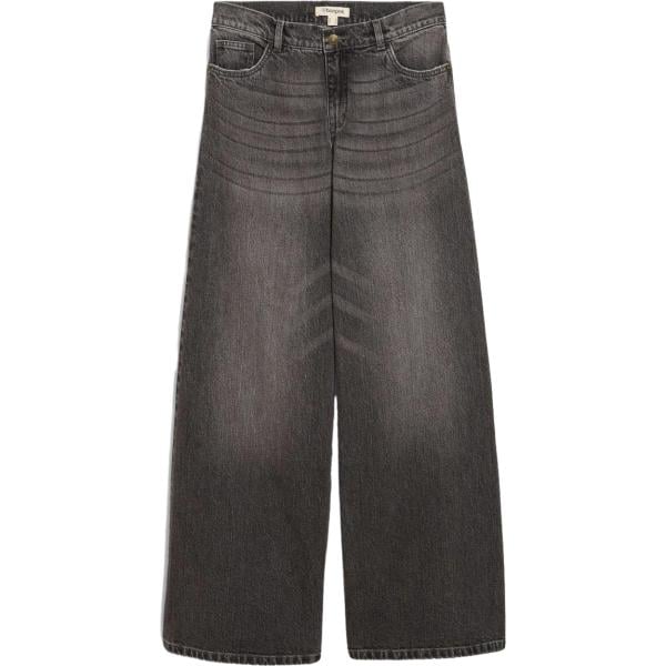 Jeans da donna in grigio scuro in denim bonprix