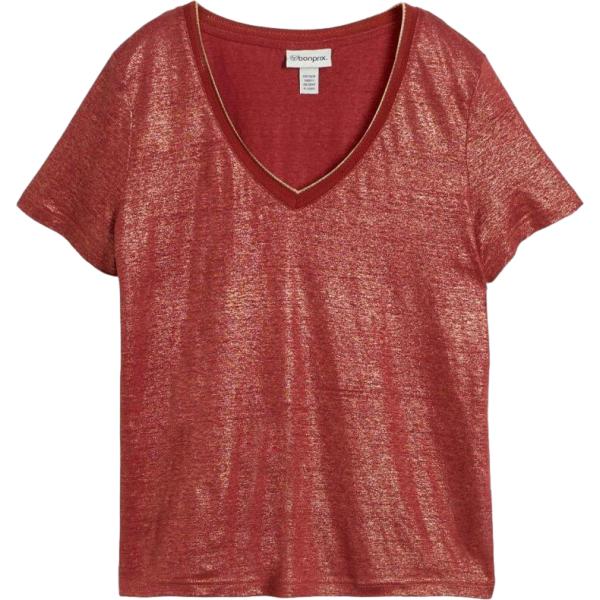 t-shirt bonprix rosso