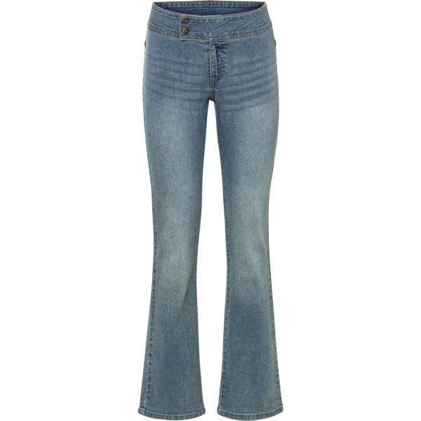 jeans a zampa Rainbow blu
