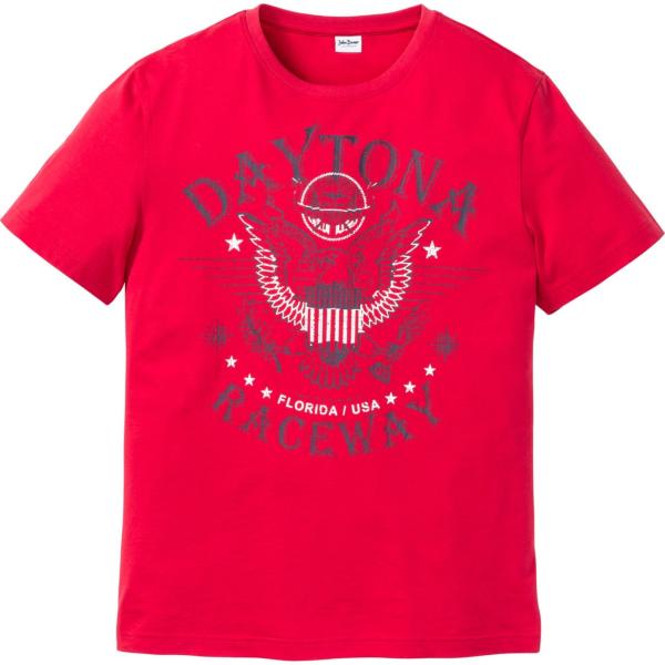 t-shirt John Baner JEANSWEAR rosso con stampe