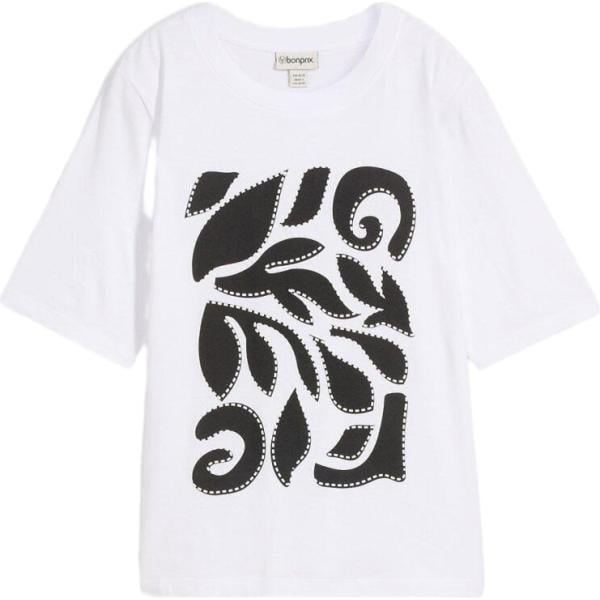 t-shirt bonprix bianco
