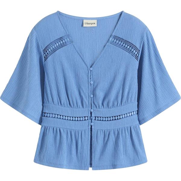 bluse bonprix blu