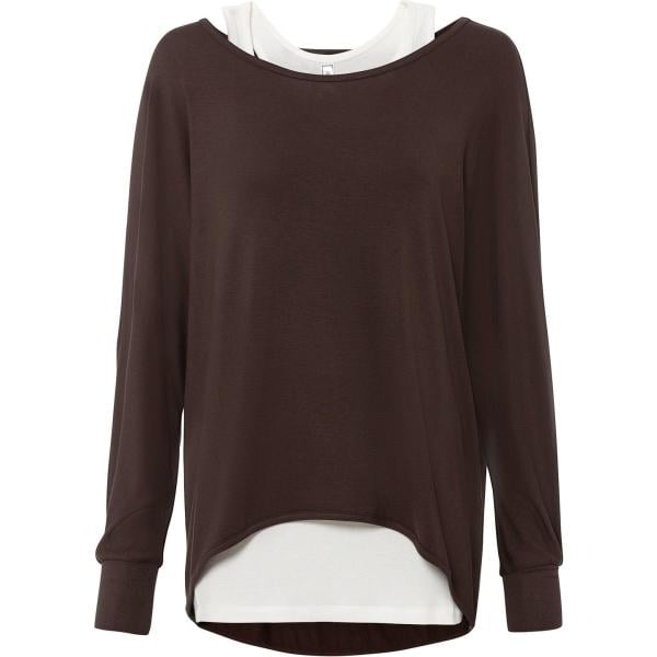 top bonprix marrone