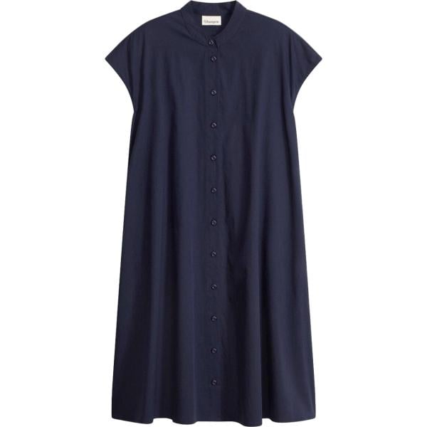 Vestito chemisier da donna in blu scuro bonprix