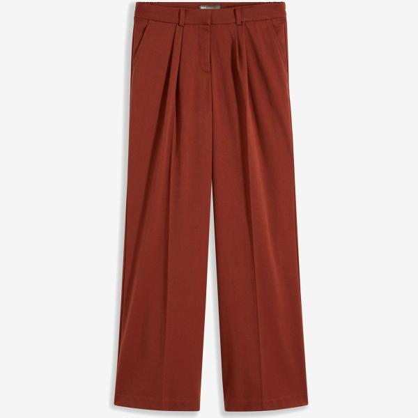 pantaloni a palazzo bonprix rosso