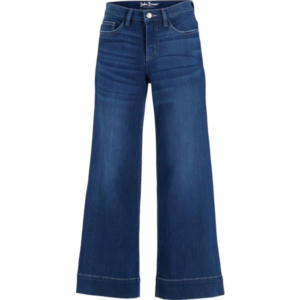 jeans a zampa bonprix blu