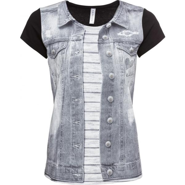 pullovers Rainbow grigio con stampe