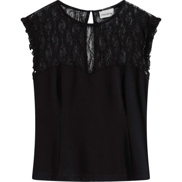 top bonprix nero