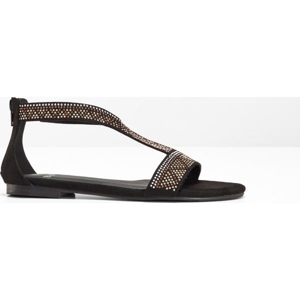 sandali bonprix nero
