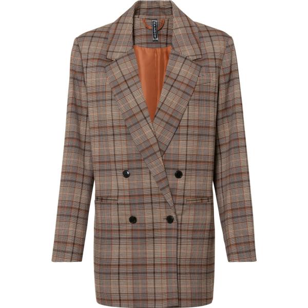 blazer Rainbow marrone a quadri
