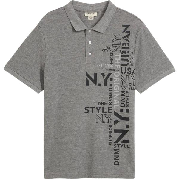 polo bonprix grigio