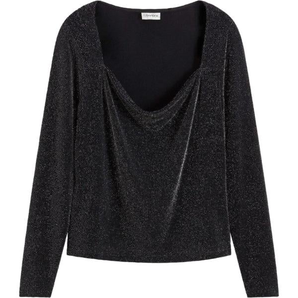 top bonprix nero