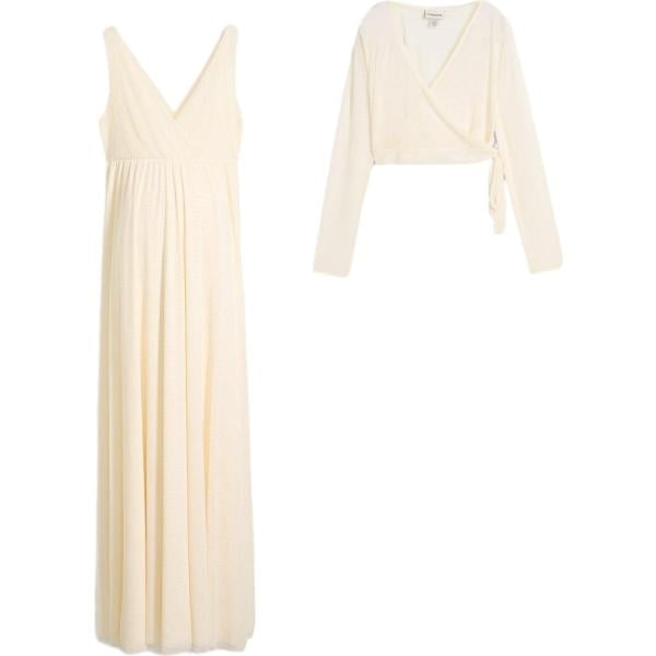 vestiti lunghi bonprix bianco
