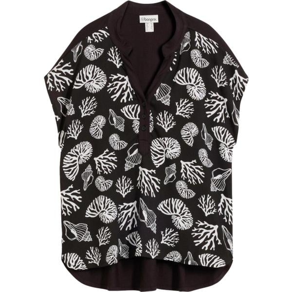 Blusa da donna in nero pece bonprix bonprix
