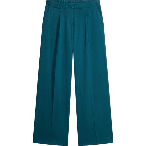 Pantaloni a palazzo da donna in verde scuro in viscosa bonprix