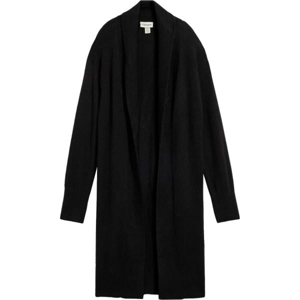 Cardigan da donna in nero pece lungo bonprix bonprix
