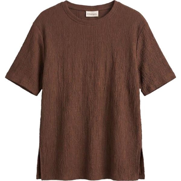 t-shirt bonprix marrone