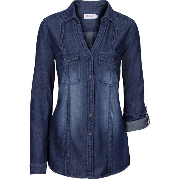 camicie bonprix blu