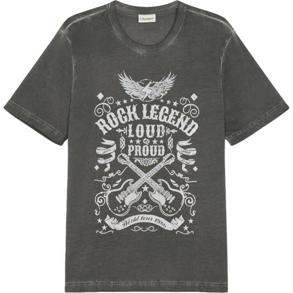 t-shirt bonprix grigio