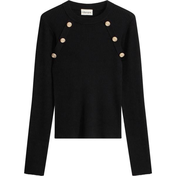 Maglione da donna in nero pece in viscosa bonprix bonprix
