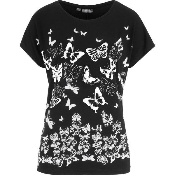 t-shirt bonprix nero