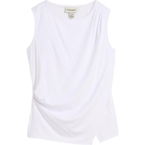top bonprix bianco