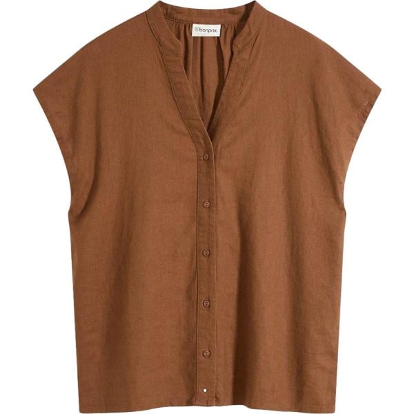 camicie a manica corta bonprix marrone
