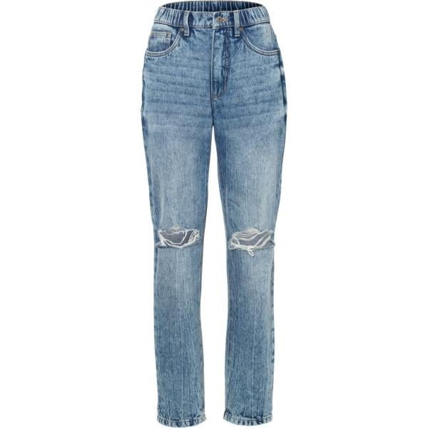 jeans mom Rainbow blu