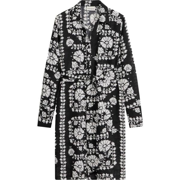 Vestito chemisier da donna in nero pece bonprix