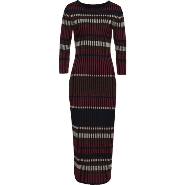 vestiti lunghi bonprix nero a righe