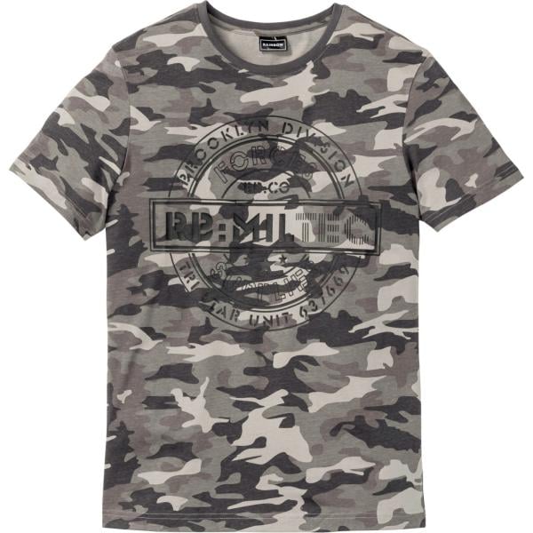 t-shirt Rainbow grigio military