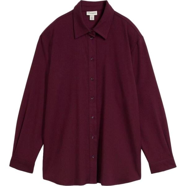 Camicia da donna in bordeaux in viscosa bonprix bonprix