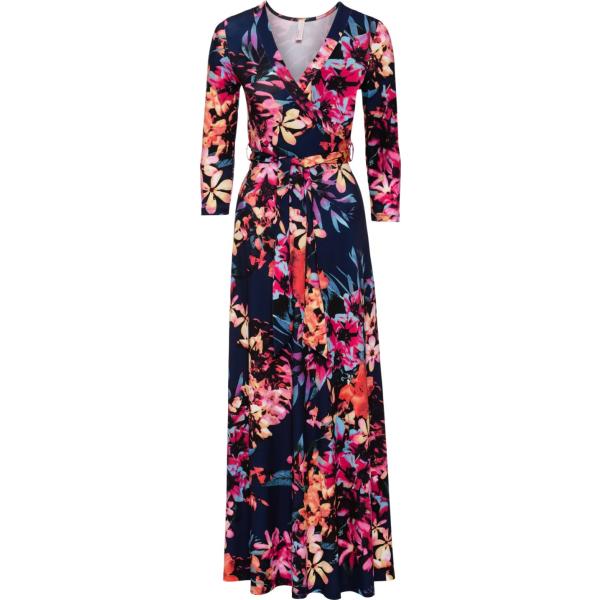 vestiti lunghi bonprix blu a fiori