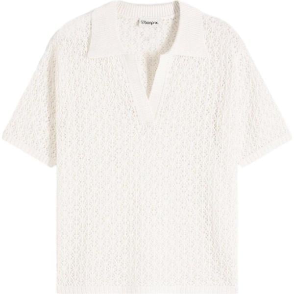 polo bonprix bianco