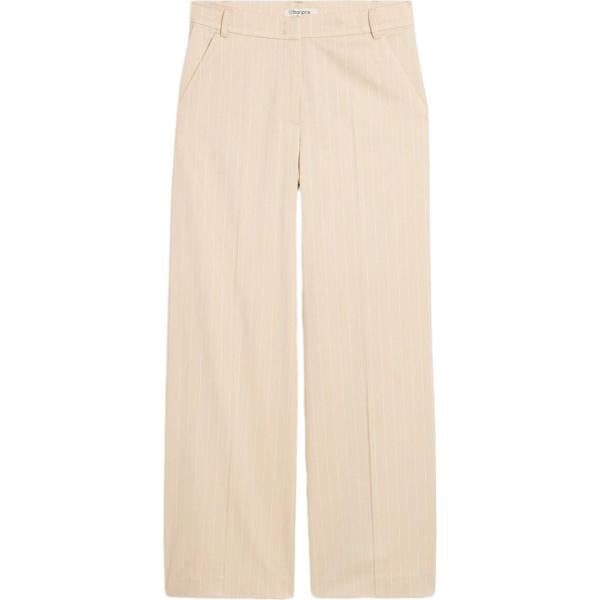 pantaloni bonprix marrone a righe