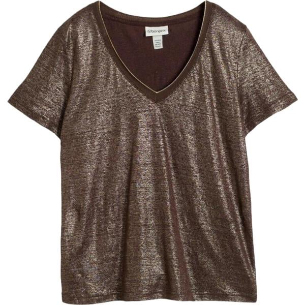 t-shirt bonprix marrone